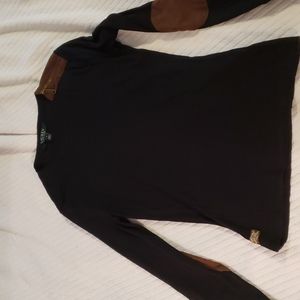 Lauren black long sleeve tee